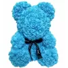 Μεγάλο Αρκουδάκι Από Τεχνητά Τριαντάφυλλα Light Blue Teddy Bear | Αρκουδάκια από Τεχνητά Τριαντάφυλλα στο Stosfiri.gr