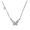 Κολιέ Απο Ανοξείδωτο Ατσάλι Butterfly Silver | Κολιέ Γυναικεία στο Stosfiri.gr