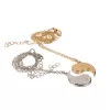 Μαγνητικό Κολιέ 2 Σε 1 Ootb Ying Yang Silver Gold | Κολιέ Γυναικεία στο Stosfiri.gr