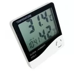 Θερμόμετρο Υγρόμετρο Ρολόι Oem ΗTC-1 | Ρολόγια Επιτραπέζια  στο Stosfiri.gr
