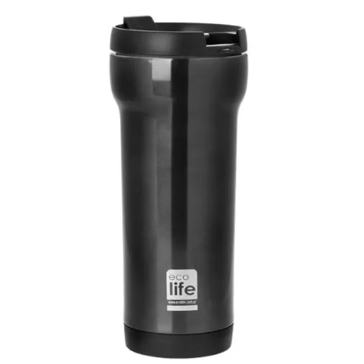 Ecolife Black Coffee Τhermos 420ml | Μεταλλικά Μπουκάλια/Παγούρια Ecolife στο Stosfiri.gr