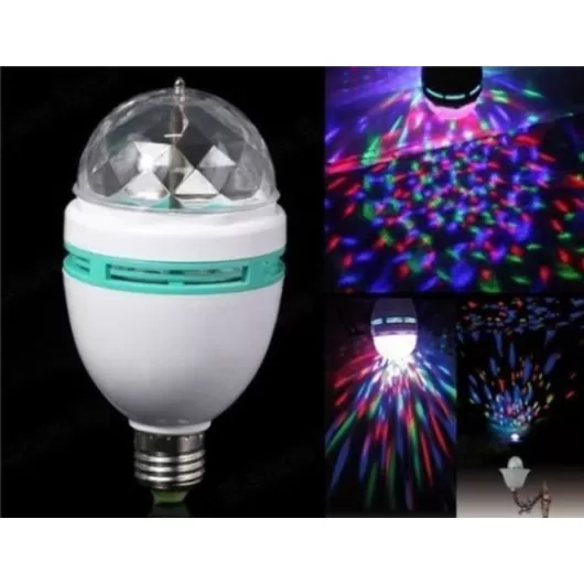 Περιστρεφόμενη Disco λάμπα για πάρτι- Full Color Rotating Lamp OEM-G2463 | Φωτορυθμικά - LED Προτζέκτορες στο Stosfiri.gr