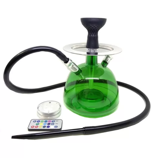 Ναργιλές Egypt Πράσινος Με Φωτισμό LED 30cm HOK 36 | Ναργιλέδες Διάφοροι στο Stosfiri.gr