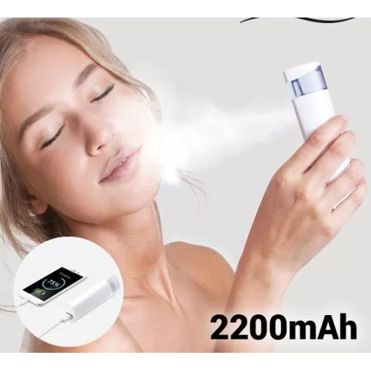 Ατμοποιητής Προσώπου Με Power Bank 2 σε 1 InnovaGoods | Διάφορα Αξεσουάρ Ομορφιάς στο Stosfiri.gr