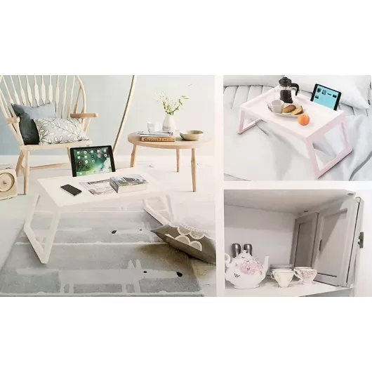 Πλαστικός Δίσκος Πρωινού Πτυσσόμενος Bed Time 54x35x26cm | Δίσκοι Σερβιρίσματος στο Stosfiri.gr