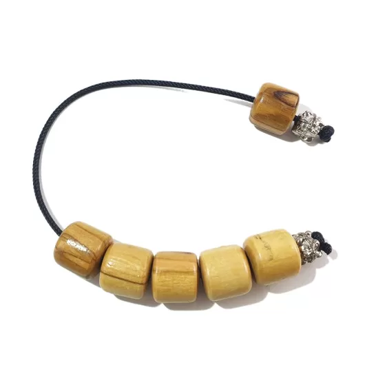 Μπεγλέρι Aπό Φυσικό Ξύλο Ελιάς 13mm Βαρελάκι | Μπεγλέρια  στο Stosfiri.gr