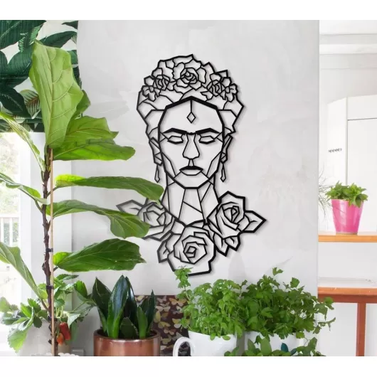 Ξύλινο Κάδρο Πίνακας Frida Kahlo 89 x 60 εκ | Πίνακες - Κάδρα στο Stosfiri.gr