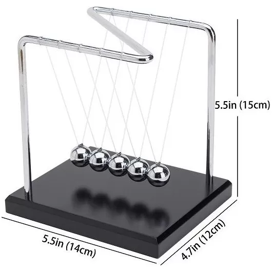 Εκκρεμές Του Νεύτωνα Newton Cradle 5 Balls and Z-Shape NO 14171 Ξύλινη Βάση | Εκκρεμές Του Νεύτωνα στο Stosfiri.gr