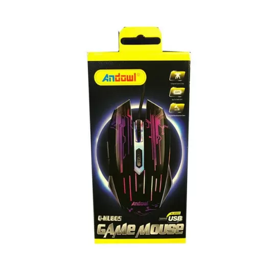 Andowl Q-M805 RGB Gaming Ποντίκι 3200 DPI Μαύρο 1m | Ποντίκια στο Stosfiri.gr