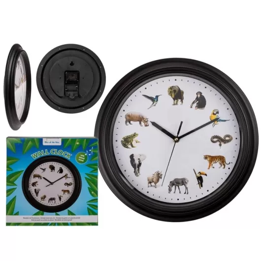 Ρολόι Mε Ήχους Ζώων Ανάλογα Την Ώρα OOTB | Ρολόγια Τοίχου στο Stosfiri.gr