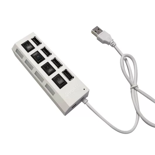 USB hub 4 θυρών σε σχήμα πολύπριζου oem | USB Hub  στο Stosfiri.gr