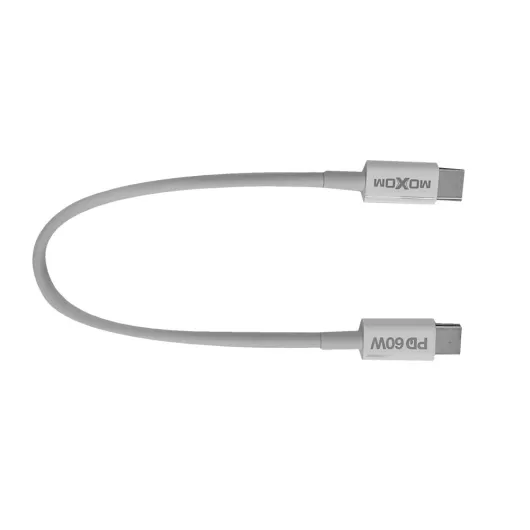 Moxom Fast Charging Type-C To Type-C 20cm MX-CB128 | Φορτιστές κινητών στο Stosfiri.gr