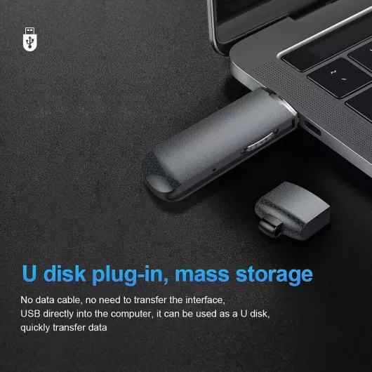 Καταγραφικό Ήχου Μονάδα USB 16 GB 180 ωρών εγγραφής φωνής | Καταγραφικά Ήχου στο Stosfiri.gr